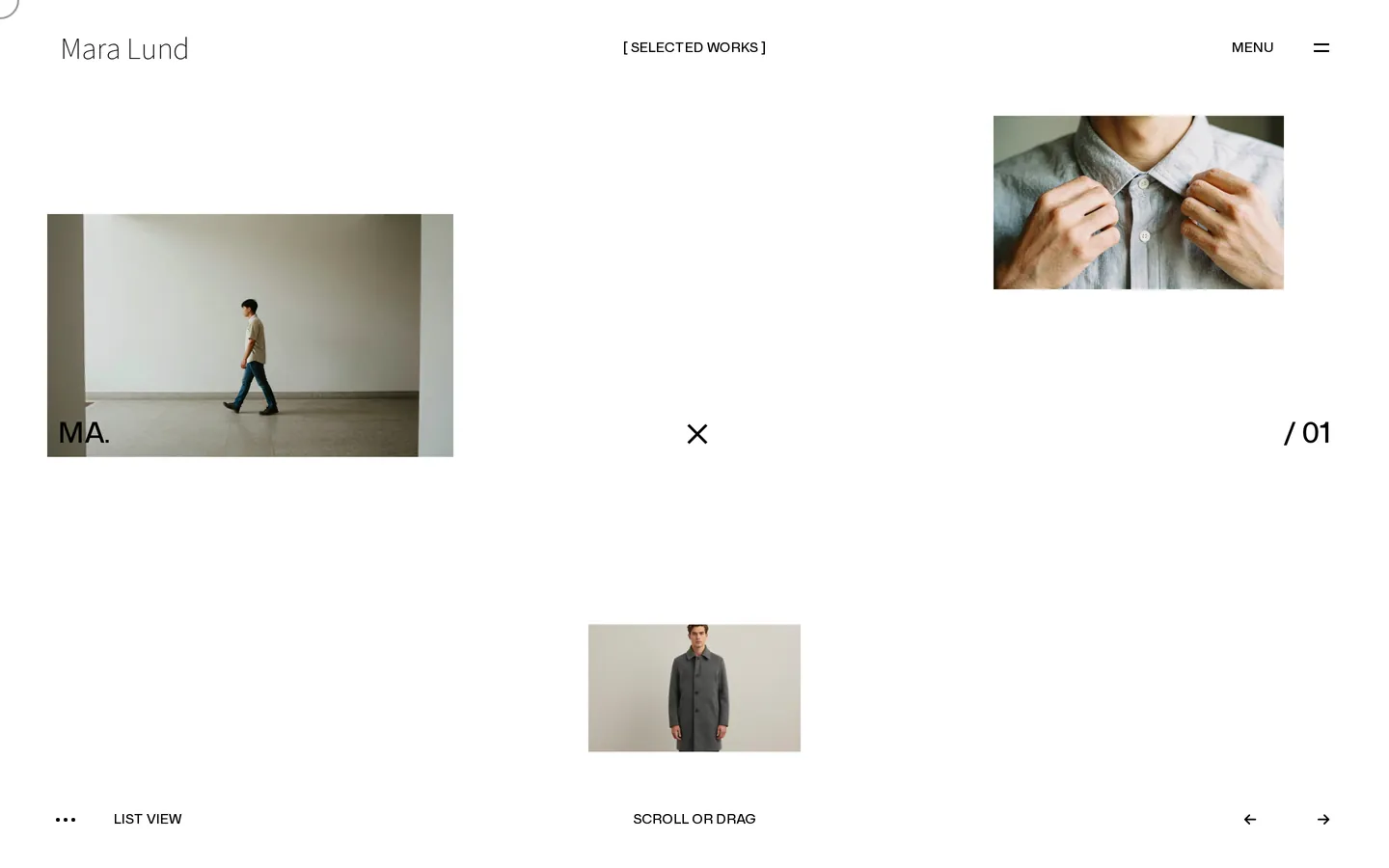 Editorial scattered gallery — Mara Lund